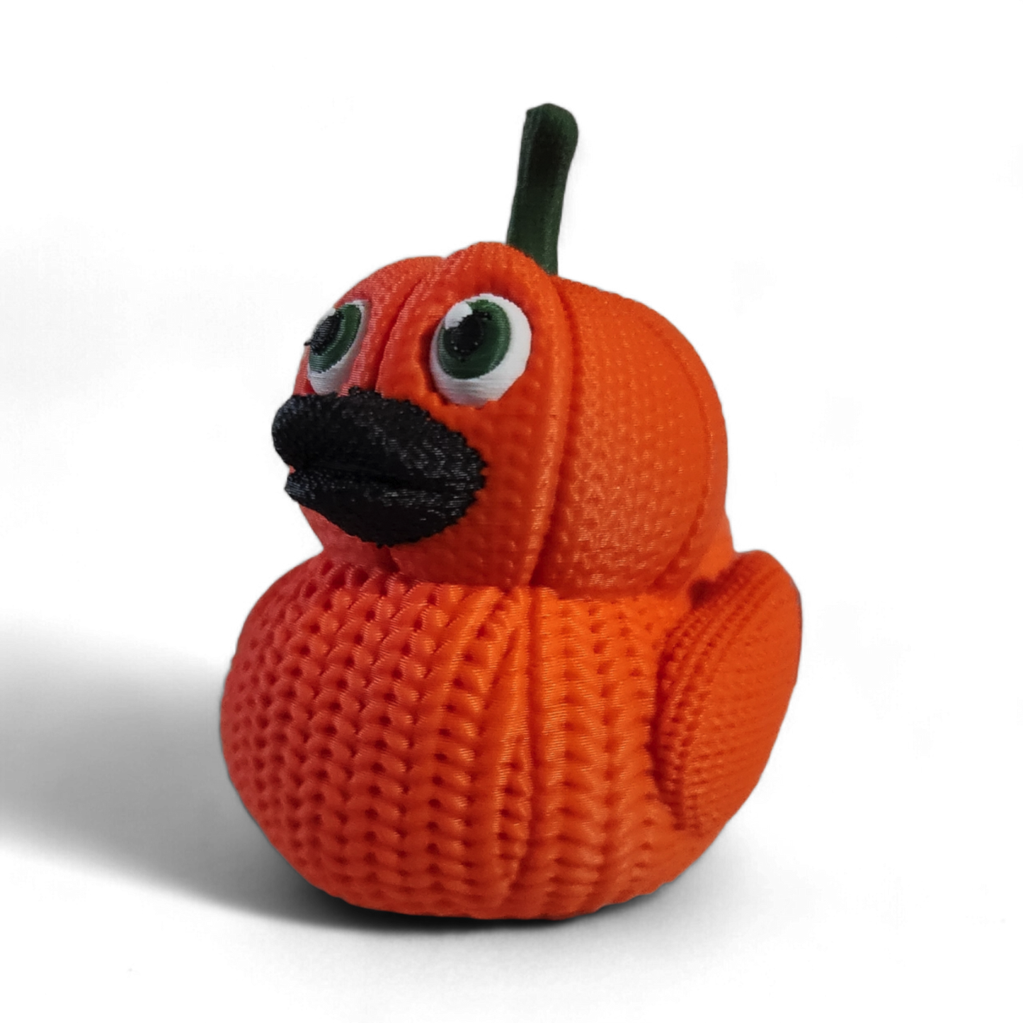 Knit Pumpkin Duck